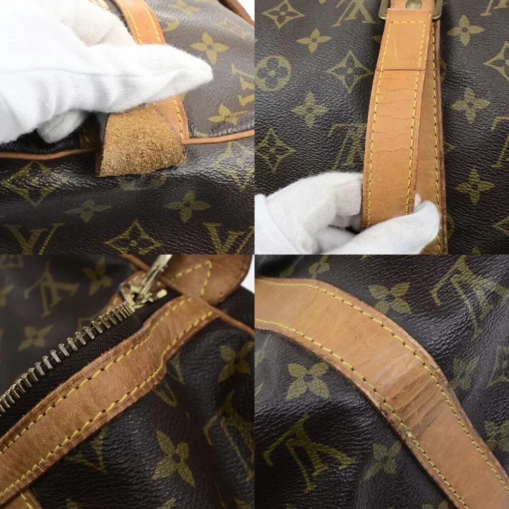 LOUIS VUITTON Sac Souple 45 Travel Hand Bag Monogram Leather BN